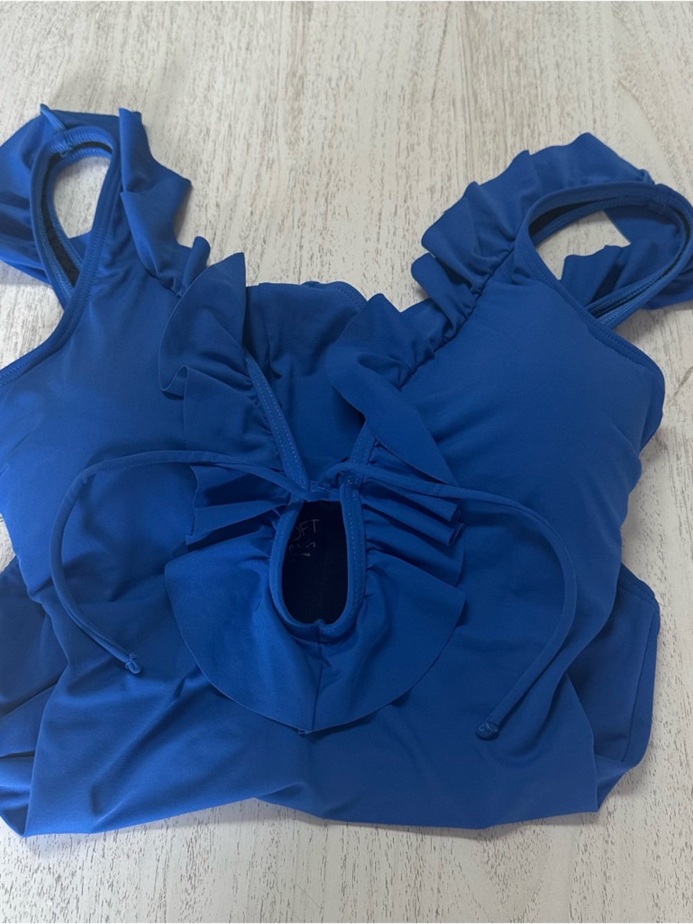 Loft Bech Ruffled One Piece Swimsuit - Picture 4 of 5